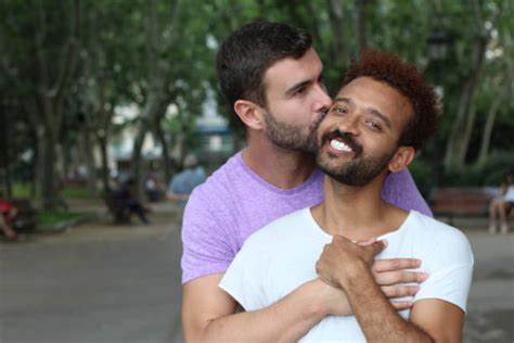 Gay Black Men Kissing Stock Photos Pictures And Royalty Free Images Istock