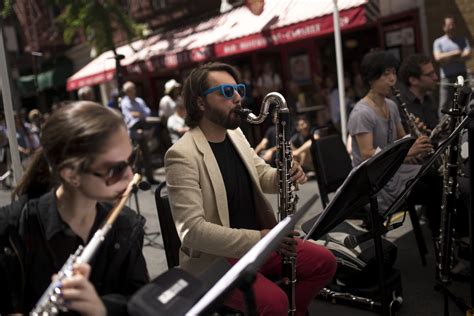 On The Hoof In The City For A Day Of Music The New York Times