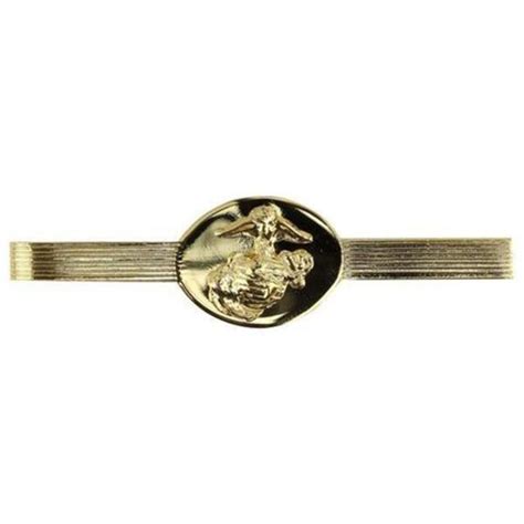Usmc Marine Corps Tie Clasp Tie Bar 24k Gold Plated Made In Usa Ebay