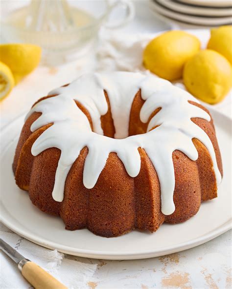 Lemon Glazed Lemon Bundt Cake Baker By Nature