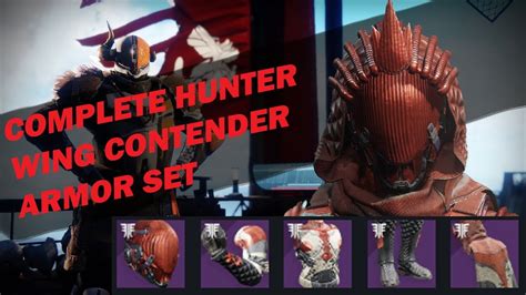 Complete Hunter Wing Contender Armor Set Forsaken Crucible Armor Set