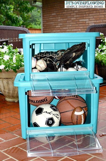 Outdoor Sports Equipment Storage Outdoor Toy Storage Diy Toy Storage