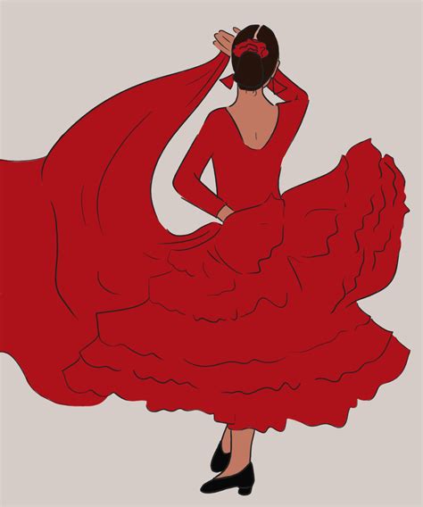 Artstation Flamenco Dancer Concept Art