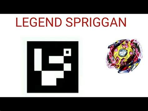 Spriggan Legendary Beyblade Burst Qr Codes