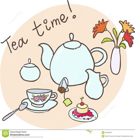 The Afternoon Buffet, Lunch, All You Can Eat Buffet Sign Cartoon Vector
