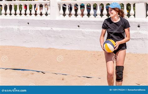 Volleyball Girls In Bikini Play On The Beach In Summer Volleyball On My Xxx Hot Girl