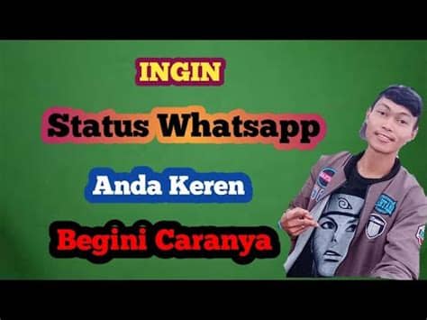 Terkadang, kita sering melihat status keren yang diupload teman di whatsapp. Tutorial cara buat status whatsapp kedap-kedip - YouTube