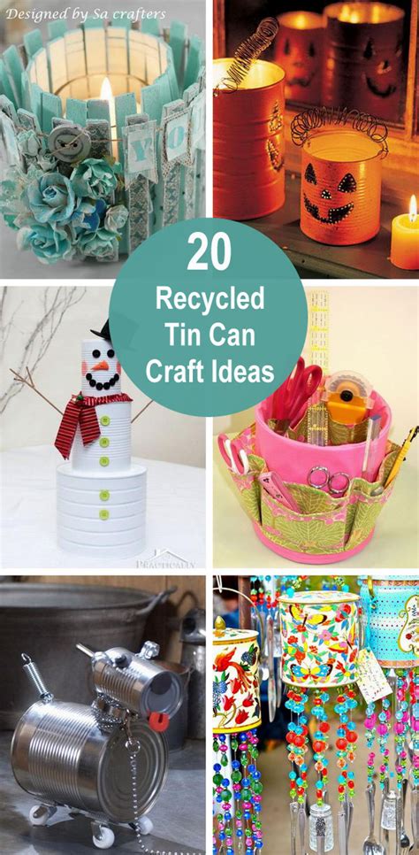 20 Recycled Tin Can Craft Ideas Styletic