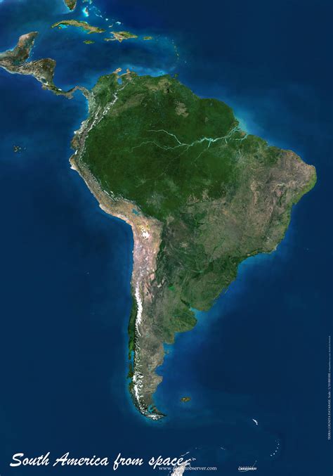 Carte Damérique Du Sud Ou Carte Amerique Sud