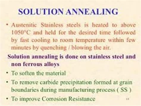 Solution Annealing Service Annealing Heat Treatment Solution