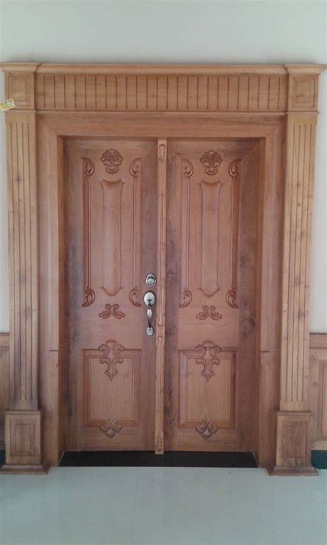 Teak Main Double Door Indian Design Door Design Photos Double Door