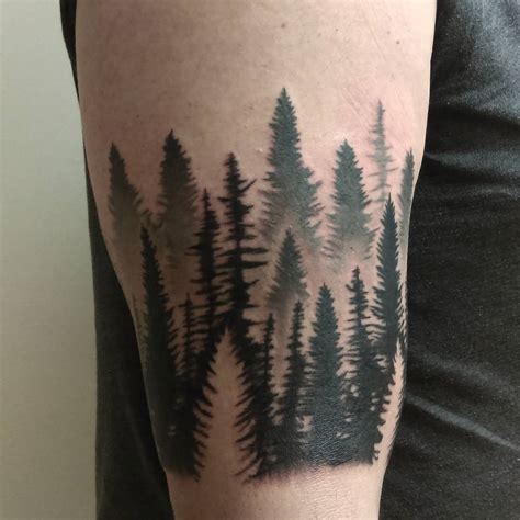 75 Simple And Easy Pine Tree Tattoo Designs And Meanings 2019