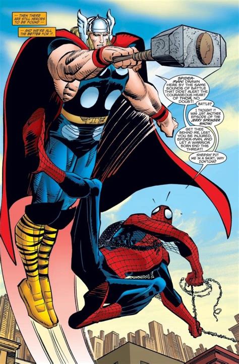 Thor And The Inferior Spider Man Thor Comic Art Thor Comic