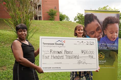 Tennessee Housing Development Agency | THDA awards Renewal House grant