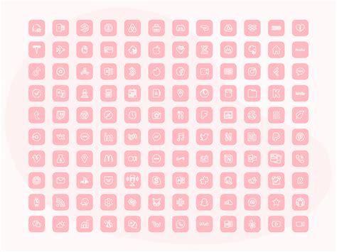 120 Pink Ios App Icons For Highly Aesthetic Iphone Home Screen Perfect