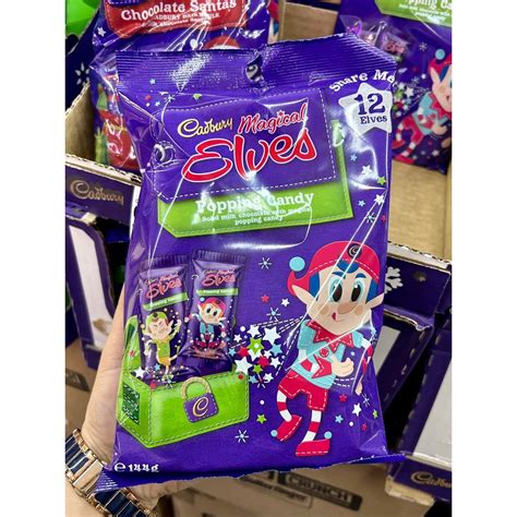 Cadbury Magical Elves Popping Candy Milk Chocolate 144g Shopee