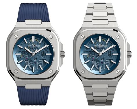 Several brands have unveiled watches with sapphire cases in the past few years. Lansering: Bell & Ross BR 05 "Skeleton Blue" og "Steel ...