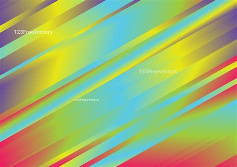 Pink Blue And Yellow Gradient Diagonal Stripes Background Design