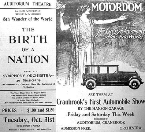The Cranbrook Auditorium Part Ii Cranbrook Daily Townsman