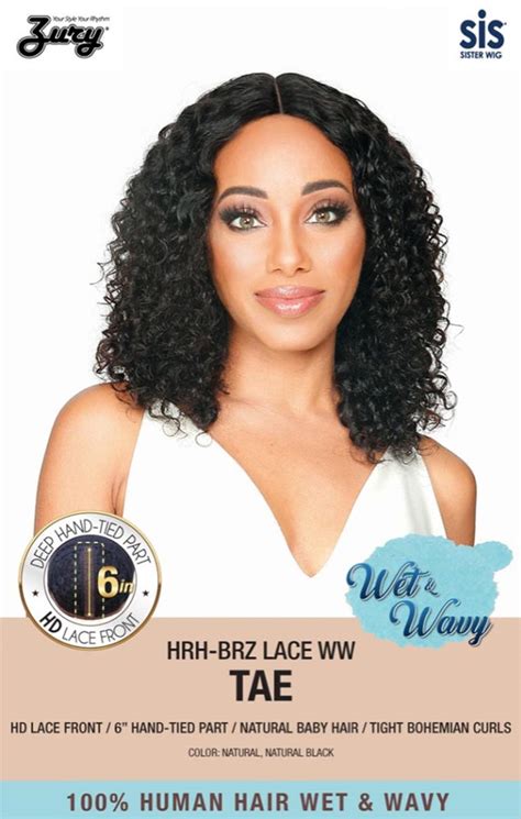Zury Sis Wet And Wavy Brazilian Hair 6 Deep Hd Lace Front Wig Tae
