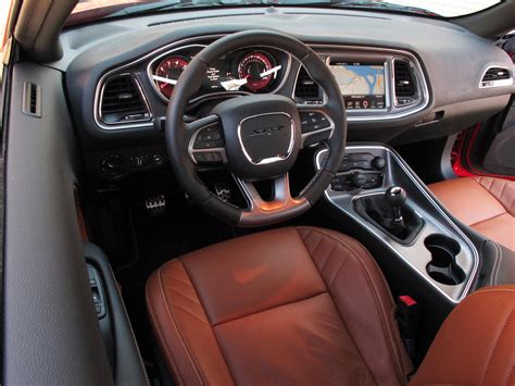 Dodge challenger interior and features. Review: 2015 Dodge Challenger SRT Hellcat First Drive ...