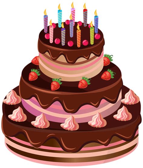 Birthday Cake PNG Clip Art Image | Birthday cake clip art, Image birthday cake, Birthday cake ...