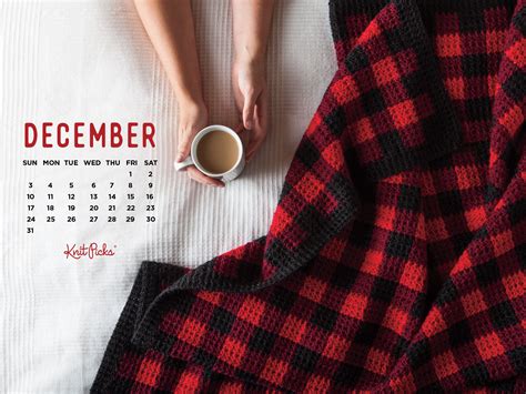 Free Downloadable December Calendar The Knit Picks Staff Knitting Blog