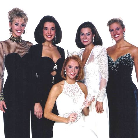 Miss America Shawntel Smith Ok And Her Runners Up 1995 Miss