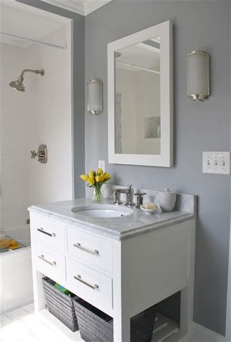 Famous Grey Vanity Bathroom Paint Ideas References