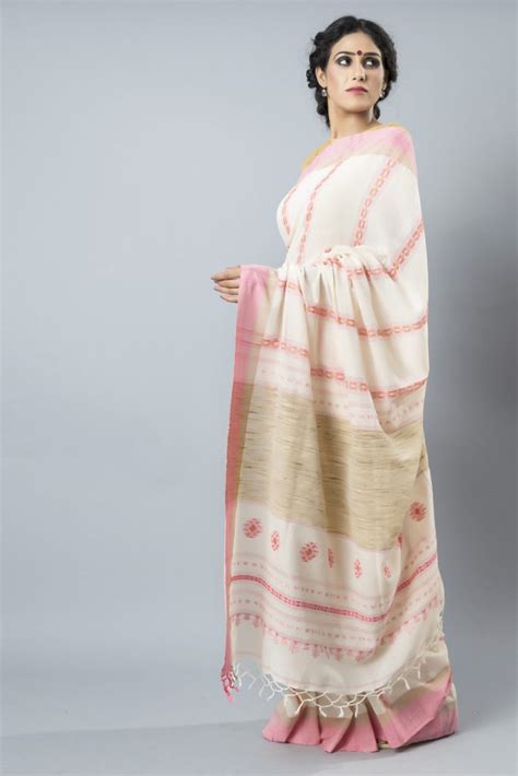 Khadi Cotton Sari Ultimate Comfort Wear Stylish And Elegant