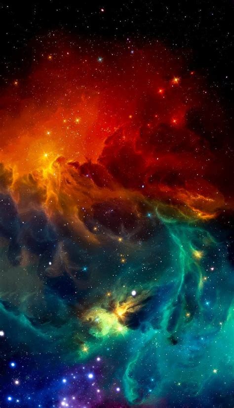 Colorful Space Nebula Wallpaper Iphonewallpapers