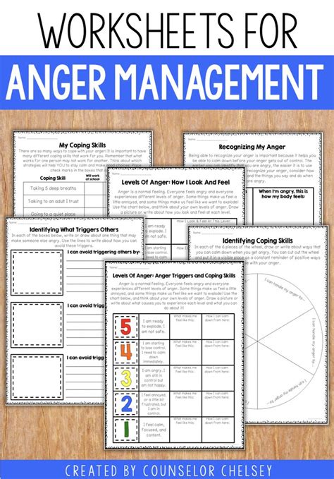 anger management worksheets anger management worksheets