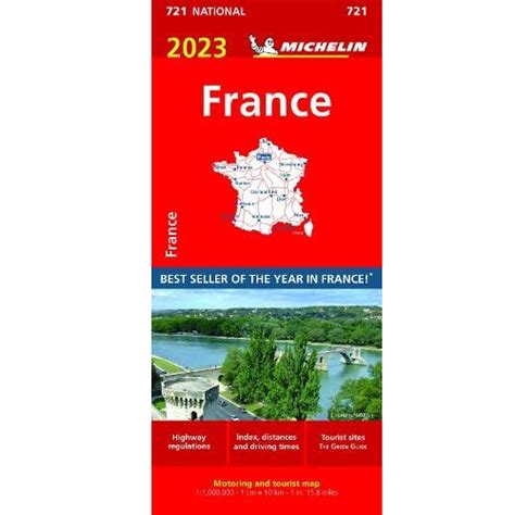 France Road Map 721 Geographica