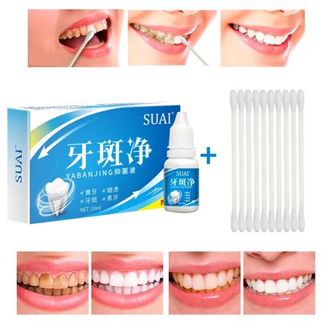 Suai Teeth Whitening Essence Powder Clean Oral Hygiene Whiten Teeth