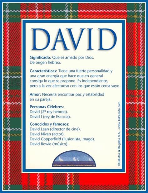 Nombre David significado de David origen y significado de David nombres para bebés Qué
