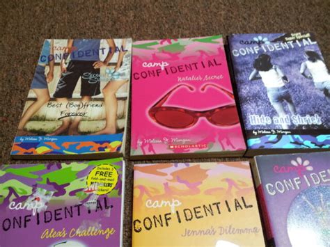 Melissa J Morgan 6 Yound Adult Books Series Camp Confidential Ebay