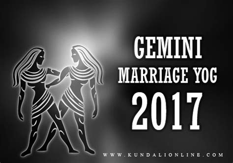 Gemini Marriage Horoscope 2017 Kundali Reading For Marriage Career