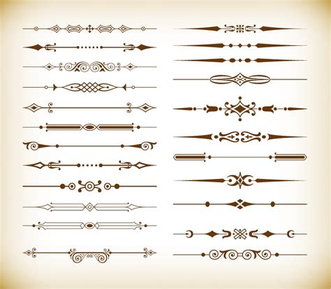retro decorative elements scroll dividers high res vector graphic hot sex picture