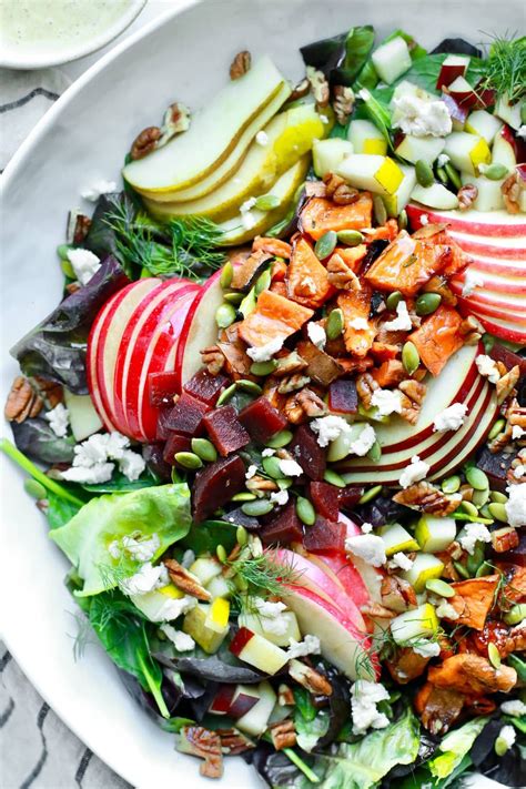 My ham salad recipe is perfect as everything from an appetizer to a main dish, and is made with diced ham, mayonnaise, celery and relish. Fall Harvest Chopped Salad | Recipe (With images ...
