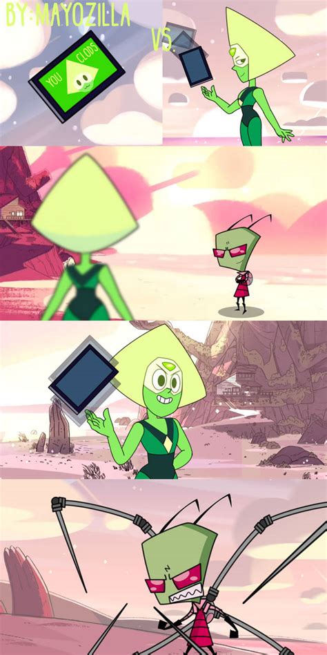 Peridot Vs Invader Zim By Mayozilla On Deviantart