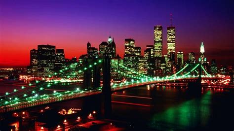 Brooklyn Bridge At Night Wallpaper Backiee