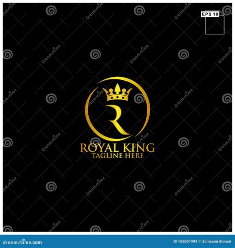 Royal Brand Logo Design Vector Stock Illustration