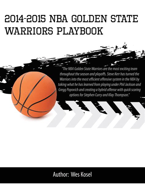 Nba Golden State Warriors Quick Hitters Playbook