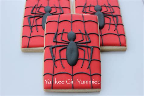 Spiderman Cookies By Yankee Girl Yummies Visit To Grab An Unforgettable Cool Visit To Grab