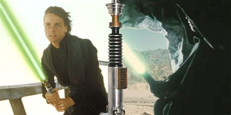 Star Wars How And When Luke Skywalker Made His Green Lightsaber In Canon