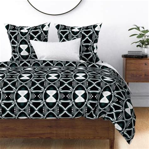 Abstract Optical Illusion Checkers Spoonflower