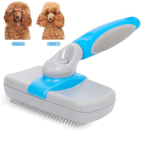 Everpet Dog Brush Cat Brush Self Cleaning Dog Slicker Brush Pet