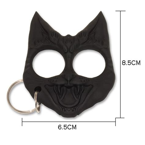 The wild cat keychain that packs a powerful punch! Wild Kats Self Defense Keyring Evil Cat Safety Keychain ...