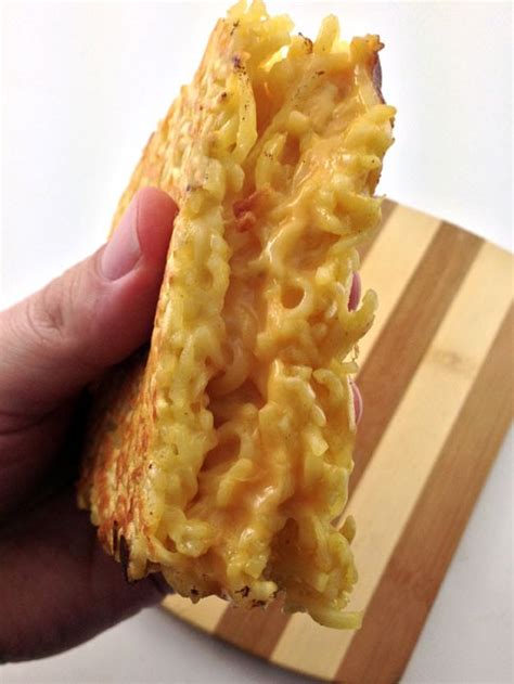 Delicious korean ramen, cheese egg ramen, spicy jin ramen, instant noodles, korean street food hi, there! The Ramen Noodle Grilled Cheese Sandwich | DudeFoods.com