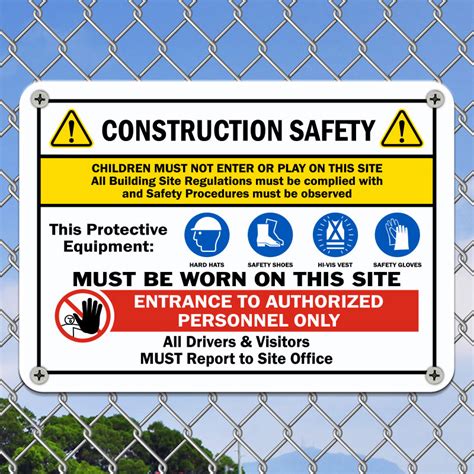 Safety Signages For Construction Site Site Safety Sig Vrogue Co